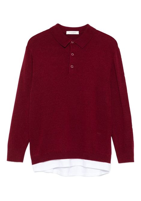 Pull con colletto polo PAOLO PECORA KIDS | PP4086MOSTO